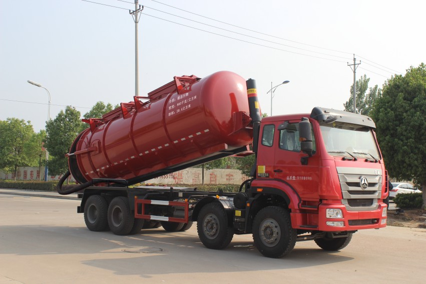 潤(rùn)知星牌SCS5310GXWZZ前四后八吸污車(chē)